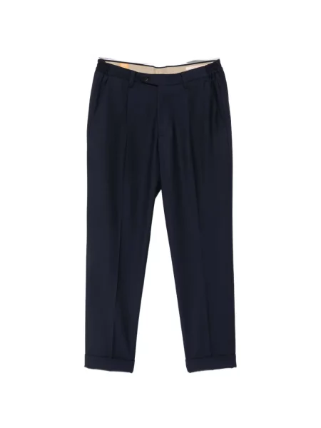 Pantaloni Alpha Industries de lână albastru