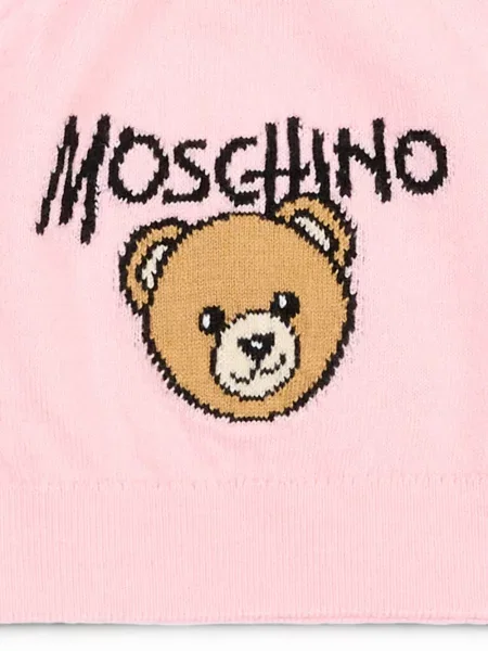Czapka dziecięca Moschino różowa