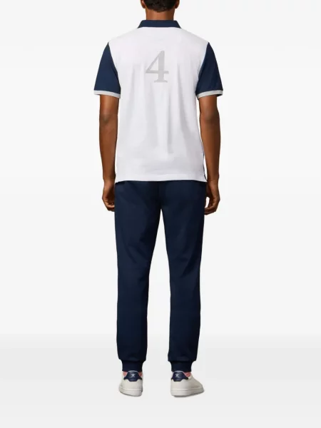 Scurt tricou polo Hackett London albastru