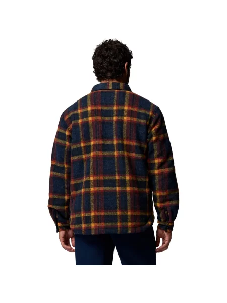 Geacă cămașă Columbia din fleece roșu