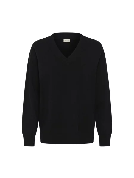 Dzianinowy sweter Part Two czarny