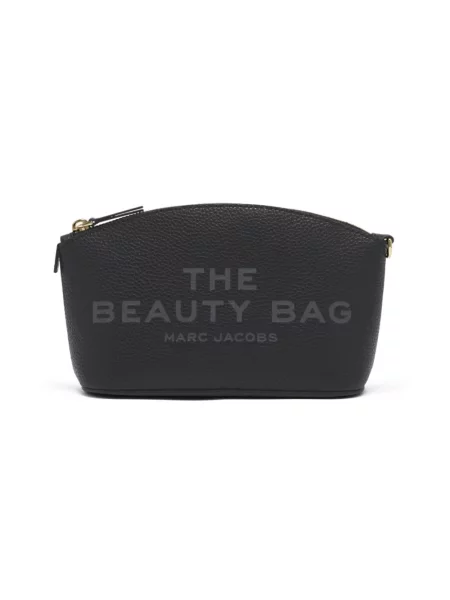Kosmetyczka Marc Jacobs skórzana czarna