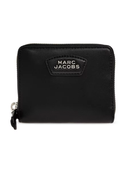 Kompaktowy portfel Marc Jacobs elegancki czarny