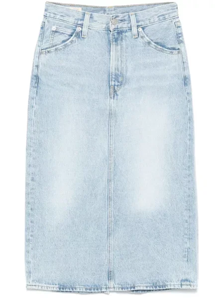 Fustă midi Levi's® cu talie înaltă albastru