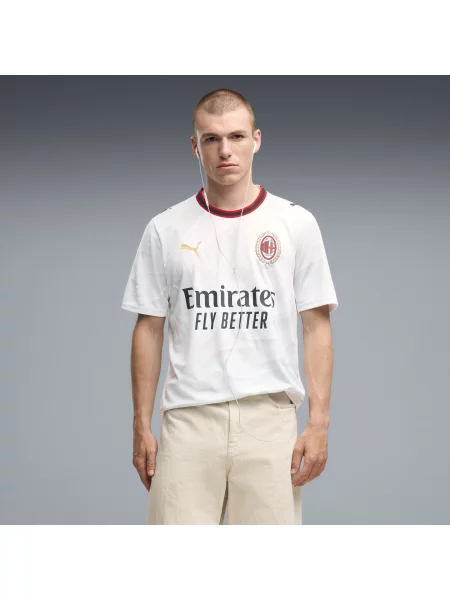 PUMA koszulka wyjazdowa AC Milan Odzież S biały