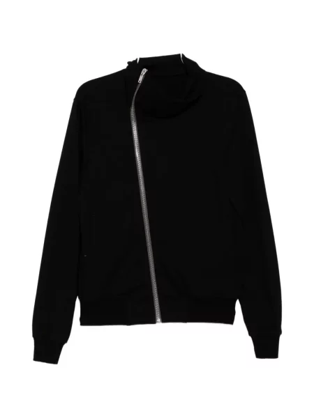 Geacă Rick Owens asimetrică negru