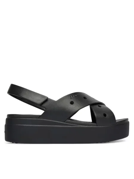 Crocs Σανδάλια Brooklyn 4U Cross Strap Sandal μαύρο