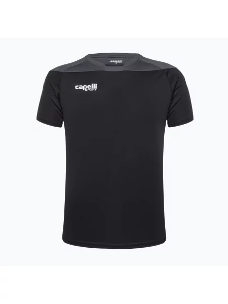 Capelli Tribeca Tréninkové fotbalové tričko pro dospělé černá/tmavě šedá černé