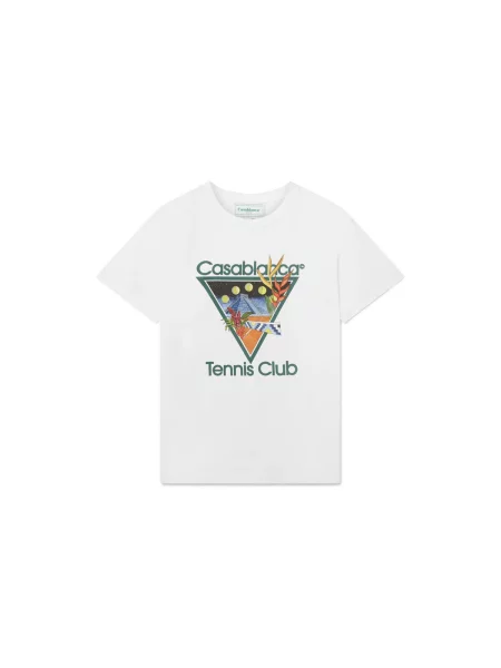 Tricou Casablanca tenis alb