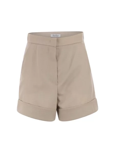Szorty Max Mara wełniane beżowe