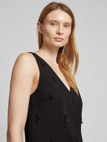Sukienka mini z aplikacjami model ‘AJE’ Selected Femme czarna