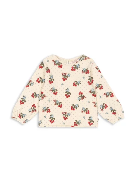 Konges Sløjd Dětská halenka CHLEO BLOUSE GOTS béžová