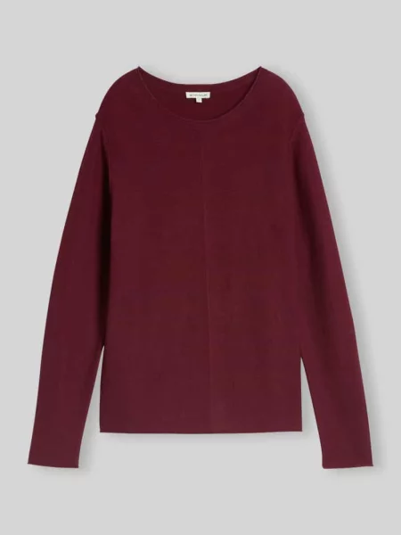 Sweter o kroju regular fit z prążkowanymi wykończeniami Tom Tailor