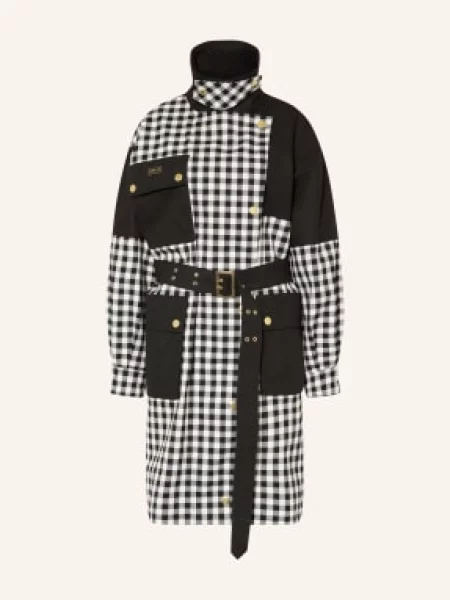 Barbour International Trencz Gea schwarz biały