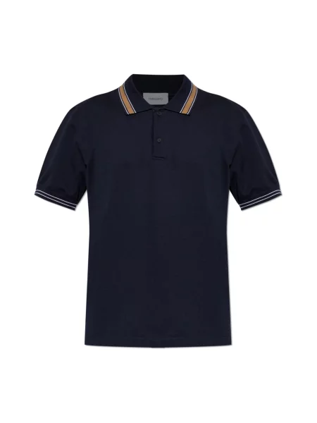 Koszulka polo Ferragamo niebieska