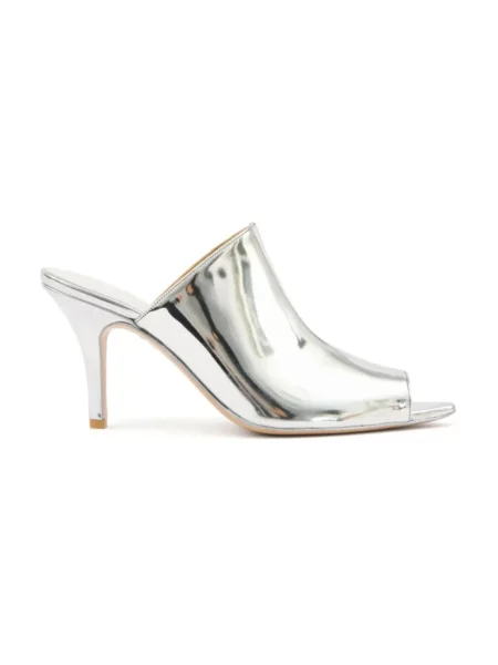 Klapki Mm6 Maison Margiela skórzane szare
