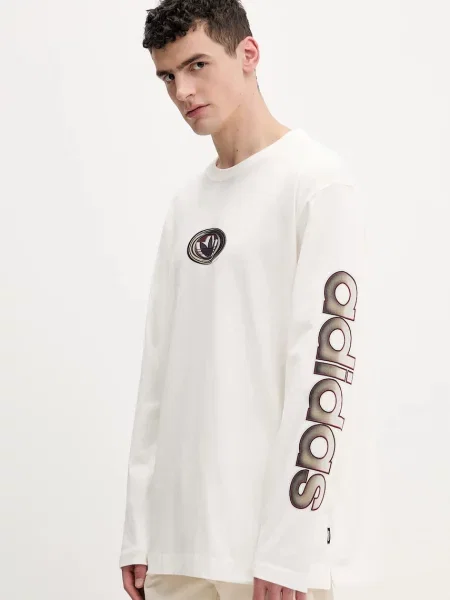 Tricou mânecă lungă Adidas Originals bej