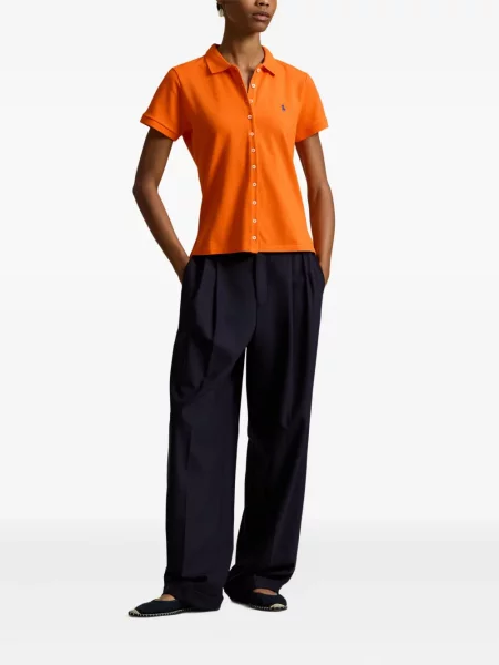 Polo Polo Ralph Lauren cu imagine portocaliu