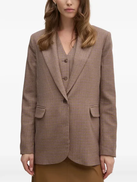 Блейзър La Petite Française с пепитена шарка