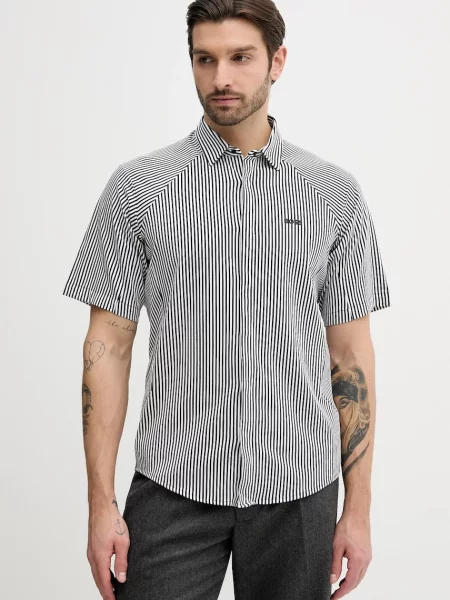 BOSS Green cămașă din ST_Excurse S negru