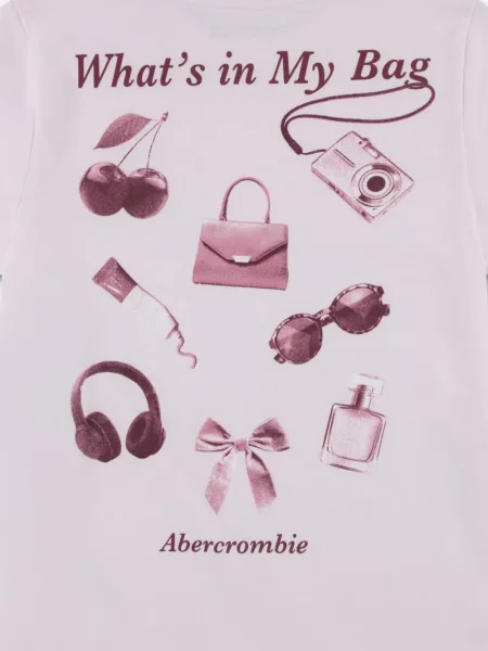 Dětské tričko Abercrombie Fitch růžové