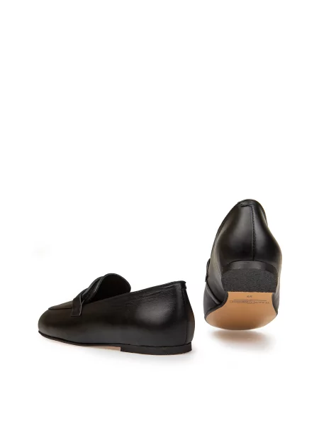 Кожаные лоферы Alex Bell черные