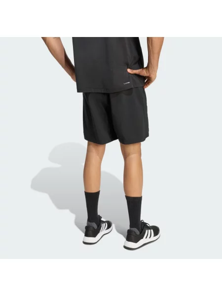 ŠORTKY WORKOUT ESSENTIALS BASE WOVEN bílé