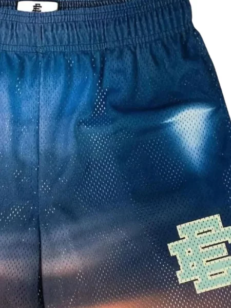 Pantaloni scurți Eric Emanuel plasă albastru