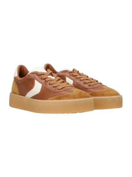 Sneakersy Voile Blanche zamszowe brązowe