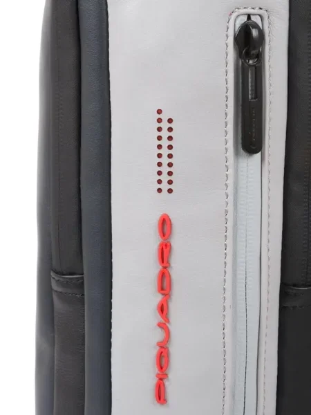 Rucsac Piquadro din piele gri