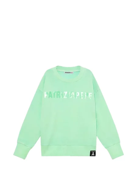 Bluza dziecięca Patrizia Pepe Girl zielona