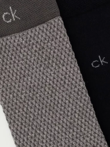 Calvin Klein ponožky pánske s bavlnou zelená