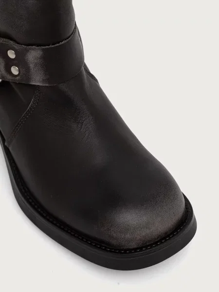 Кожаные сапоги Steve Madden