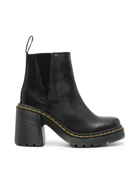 Sztyblety Dr. Martens skórzane dzwony czarne