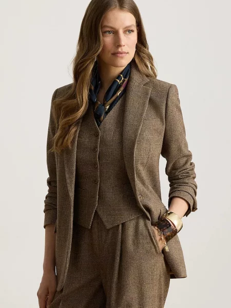 Lauren Ralph Lauren sako vlněné hnědé