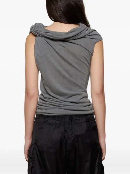 Top Rick Owens drapat gri