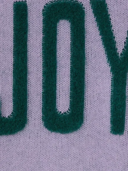 Pulover La Doublej cu decolteu rotund violet