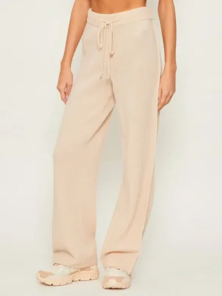 Marella SPORT De lână pantaloni ELMETTO | Relaxed fit bej