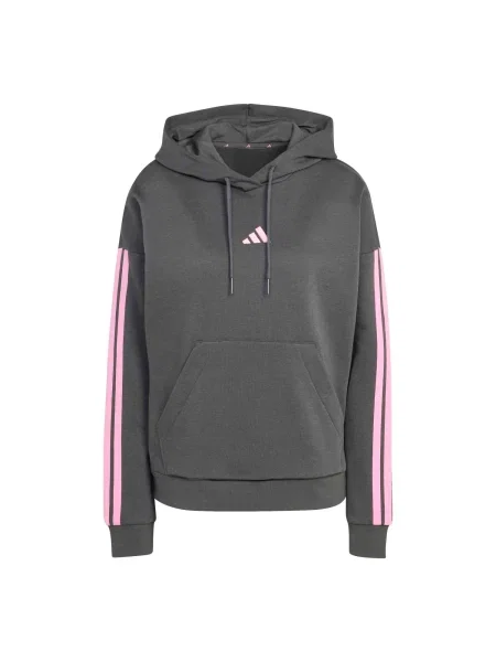 ADIDAS SPORTSWEAR Hanorac sport ESSENTIALS FLEECE închis / roz deschis gri