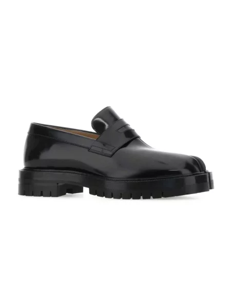 Półbuty Maison Margiela skórzane czarne