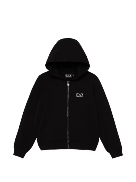 Bluza z kapturem dziecięca Ea7 Emporio Armani czarna
