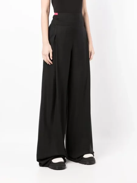 Kalhoty Off-white s vysokým pasem bílé