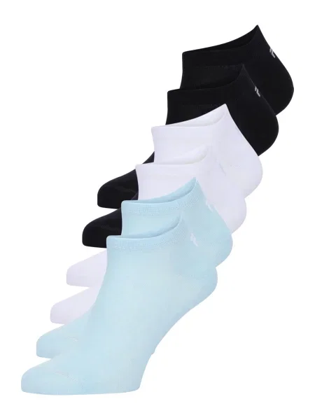 FILA Șosete albastru deschis / negru alb