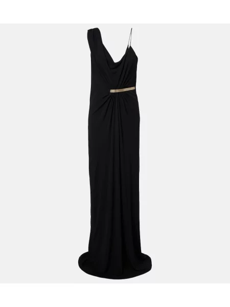 Rochie Tom Ford din jerseu drapată negru