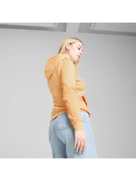 Bluza z kapturem z logo ESS pomarańczowa