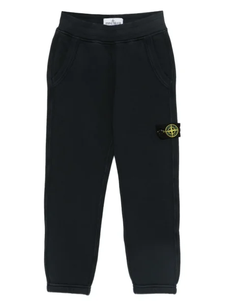 Spodnie dziecięce Stone Island czarne