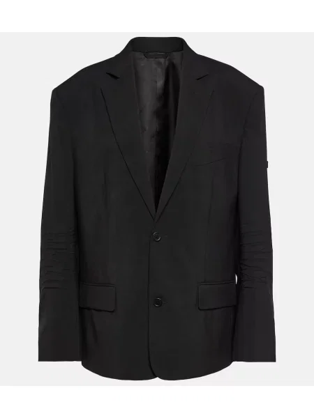 Marynarka Balenciaga wełniana czarna