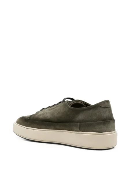 Fűzős szarvasbőr sneaker Officine Creative zöld