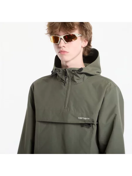Яке Carhartt WIP Windbreaker Pullover UNISEX Leaf/ White M бяло