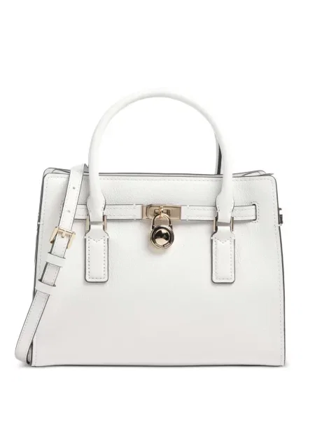Geantă Michael Kors din piele alb